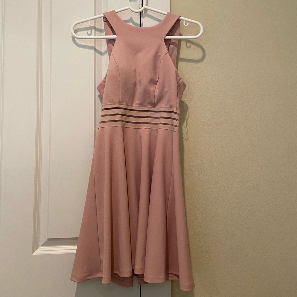 pink dress WORN ONCE